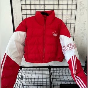 Adidas Limited Edition Cropped Puffer. Size M
